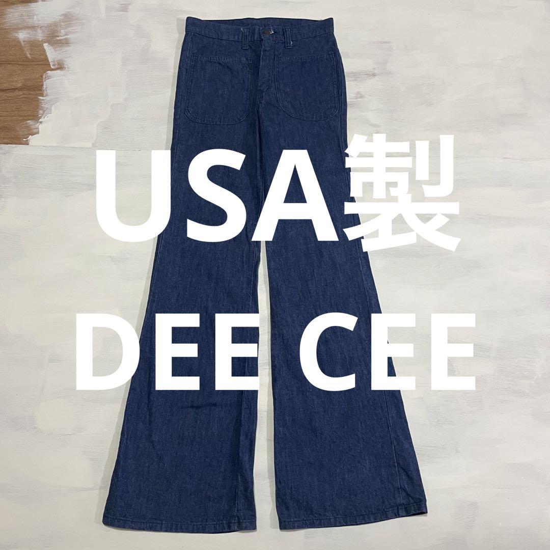 ビンテージ　USA製 DEE CEE フレアデニムパンツ