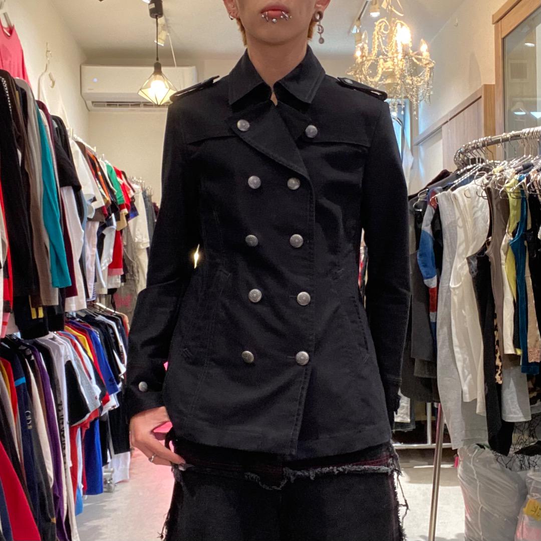 TETE HOMME Lサイズ Pコート 黒 ネオお兄系 y2kグランジ パンク