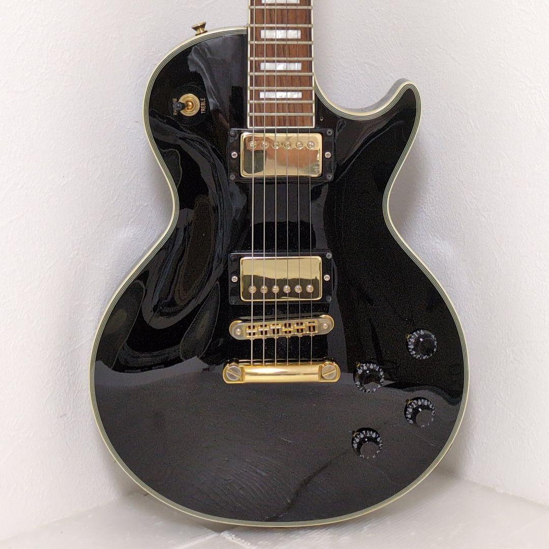 burny SRLC-55 レスポールカスタムタイプ　ブラック Amazon | Burny SRLC55 Black 初心者14点セット 【MG10付き
