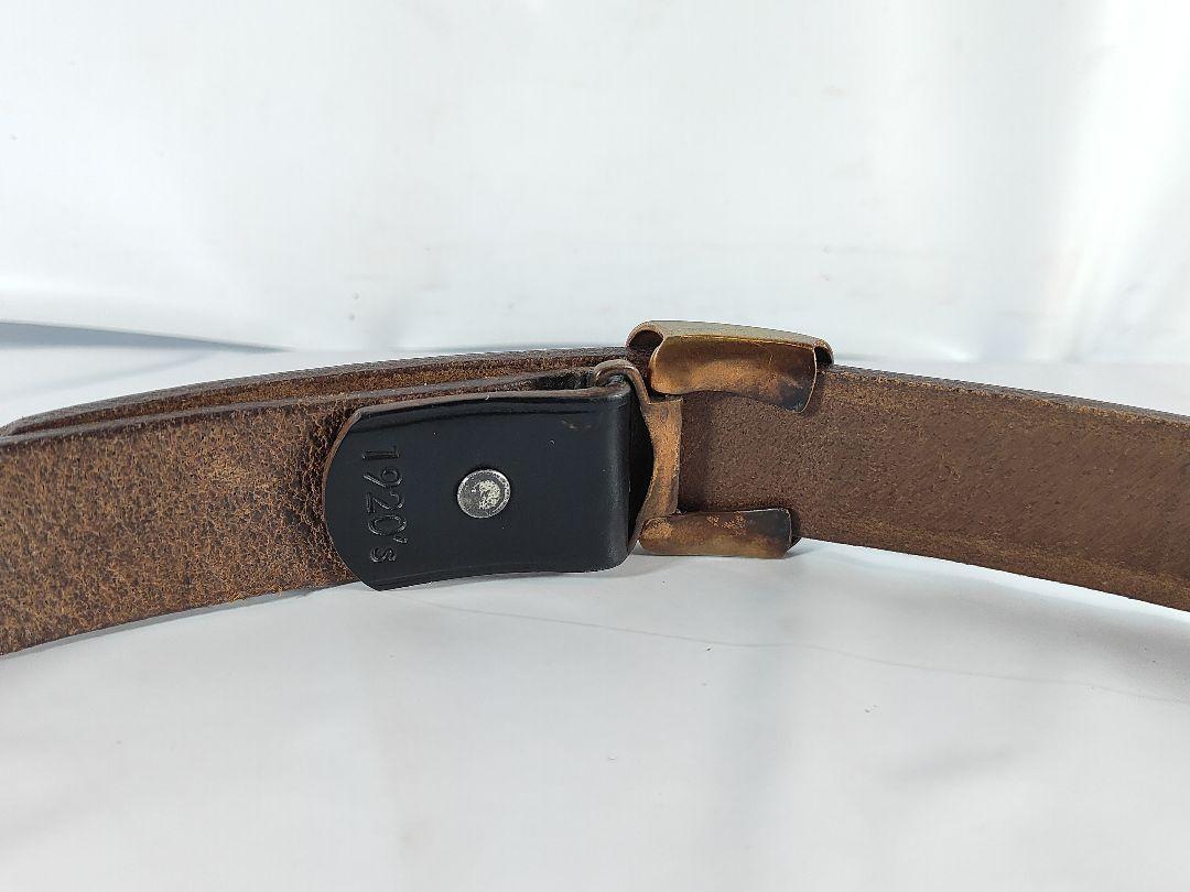 【1920's】USA製正規品　SLIDE LOCKバックルベルト ホーウィン社