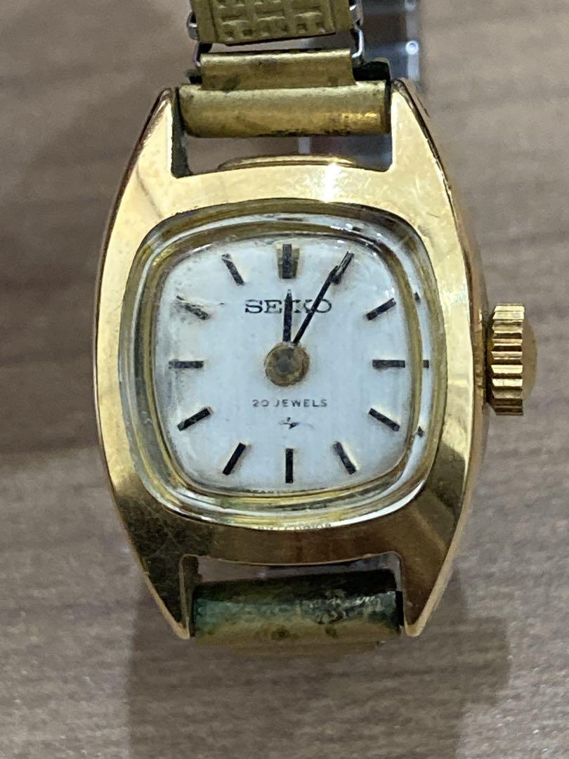SEIKO レディース　手巻き　18K