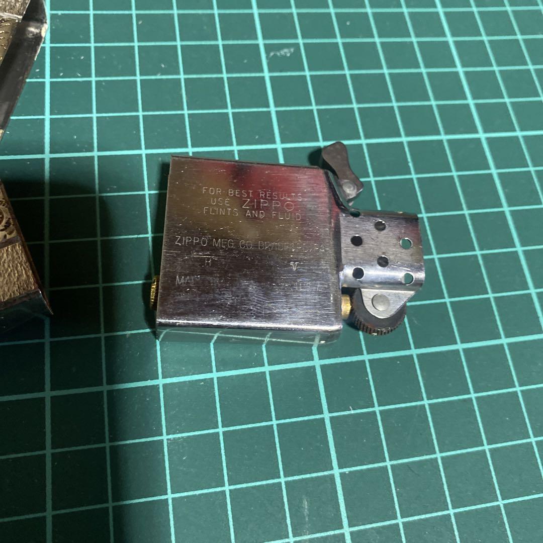 ジッポ　両面柄　アラベスク　オイルライター