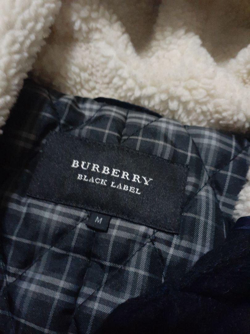 BURBERRY バーバリー ブラックレーベル ダッフルコート フード内ボア