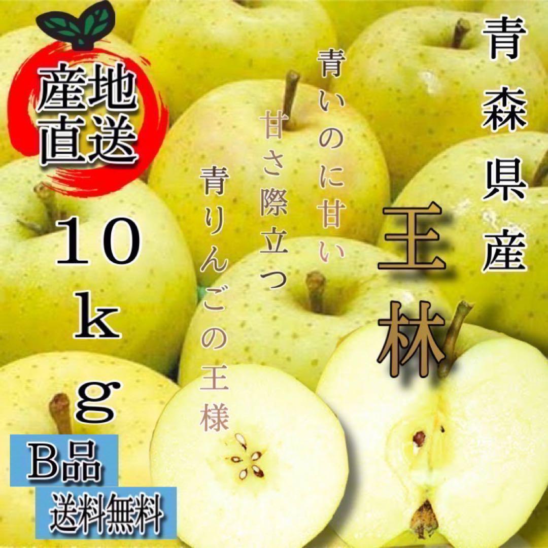 青森県産 王林 りんご 家庭用 10kg 農家直送 送料無料 リンゴ