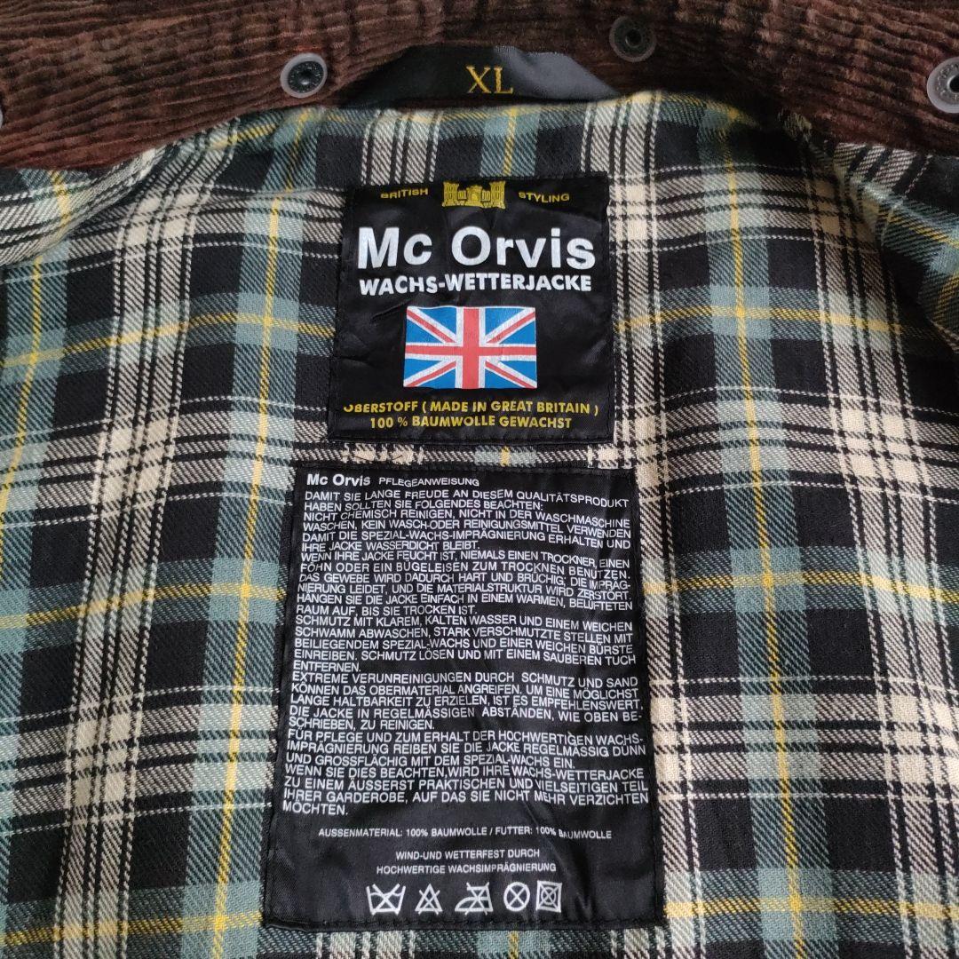 【古着】Mc Orvis WACHS-WETTERJACKE オイルドジャケット