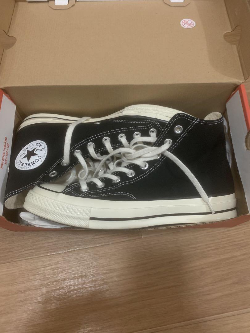 CONVERSE ブラック ハイカットスニーカー