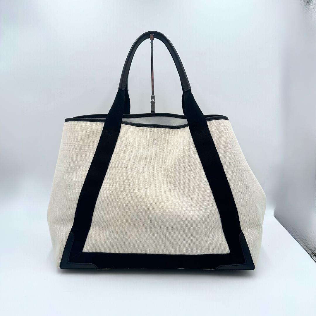 【美品】Balenciaga ネイビーカバス M ハンドバッグ トートバッグ