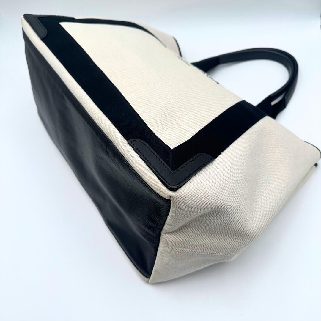 【美品】Balenciaga ネイビーカバス M ハンドバッグ トートバッグ