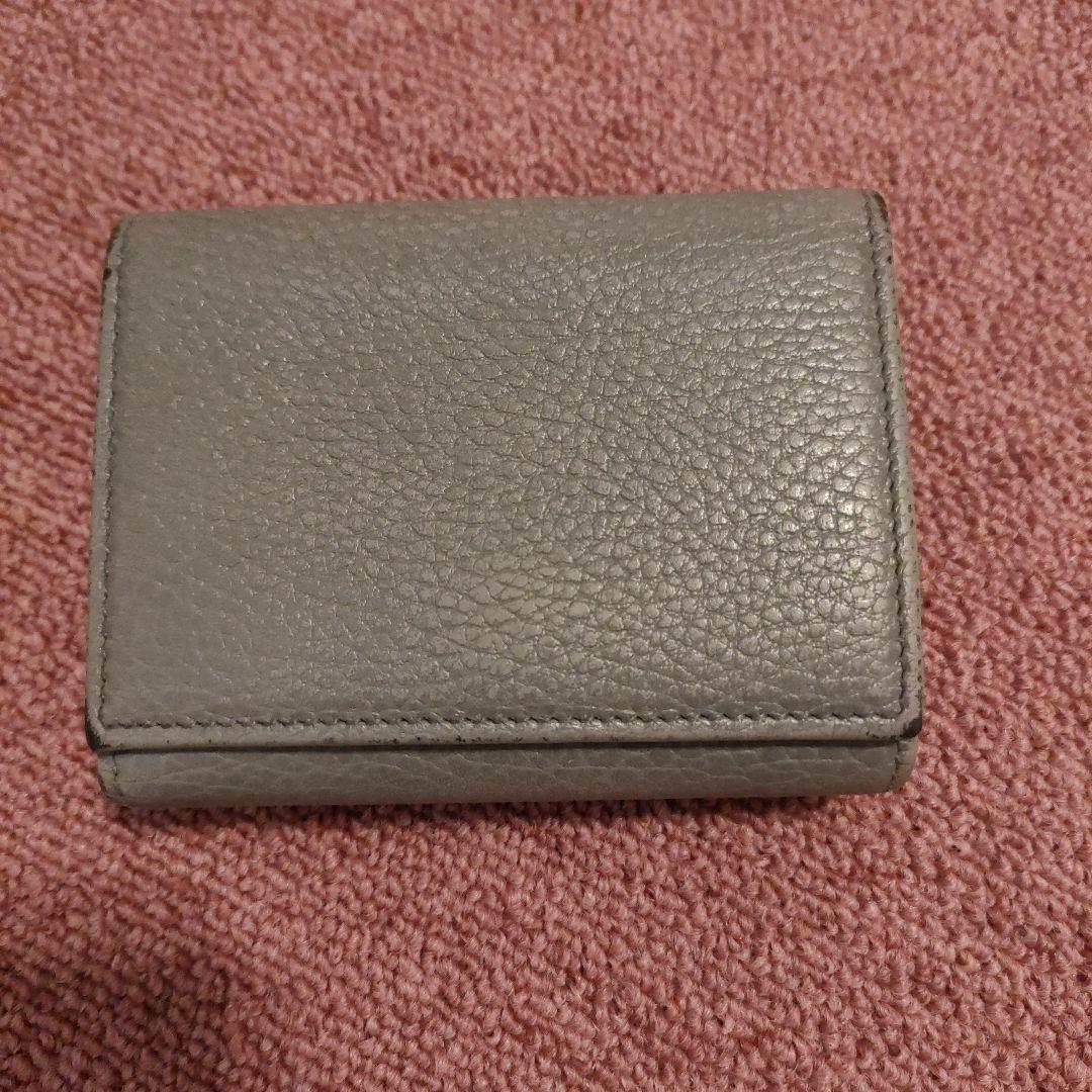美品 Gucci グッチ ダブルG ウォレット グレー 三つ折り財布 Gucci グッチ ダブルG ウォレット グレー 三つ折り財布 小物