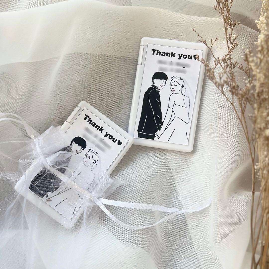 ミンティアに貼るだけ 結婚式プチギフトシール