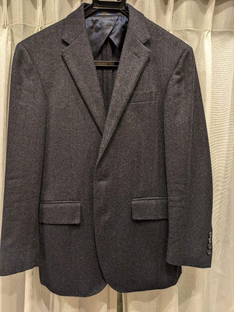 ポロラルフローレン　冬物　既成品ジャケット　紺色