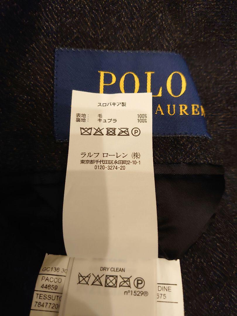 ポロラルフローレン　冬物　既成品ジャケット　紺色