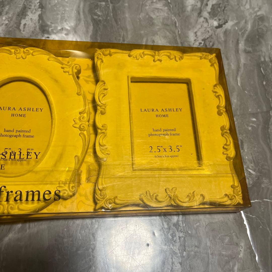 LAURA ASHLEY 3個セット ローラアシュレイ フォトフレーム ☆セール☆Laura Ashley ローラアシュレイ シルバープレート