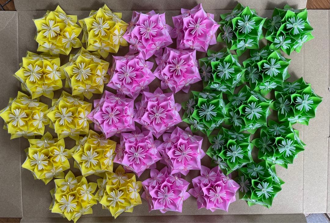 みき様専用　　折り紙　花飾り　4点セット