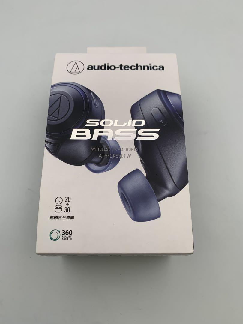 オーディオテクニカ ATH-CKS50TW BL ワイヤレスイヤホン