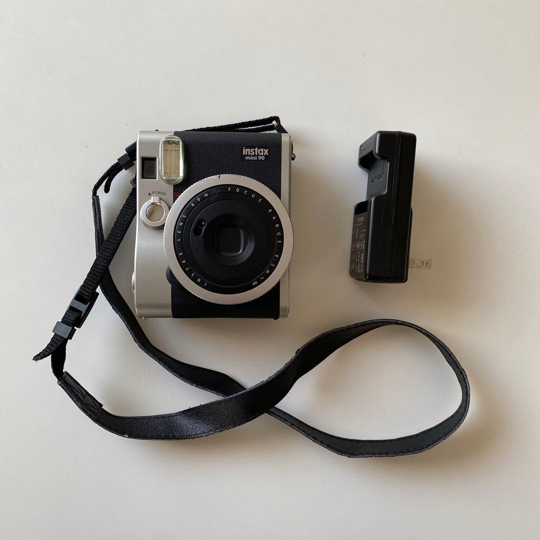ジャンク品 instax mini 90 ネオクラシック ブラック富士フイルム