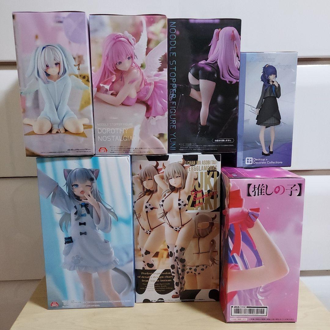 プライズフィギュアまとめ売り 7点 美少女 宇崎月 なちょ猫 アイ