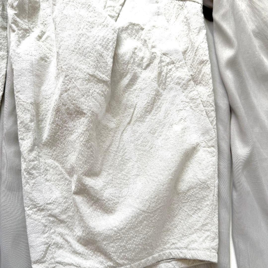 慈雨　バルーンパンツ　変形　Lサイズ　ペチコート付き　ジャガード　グレー