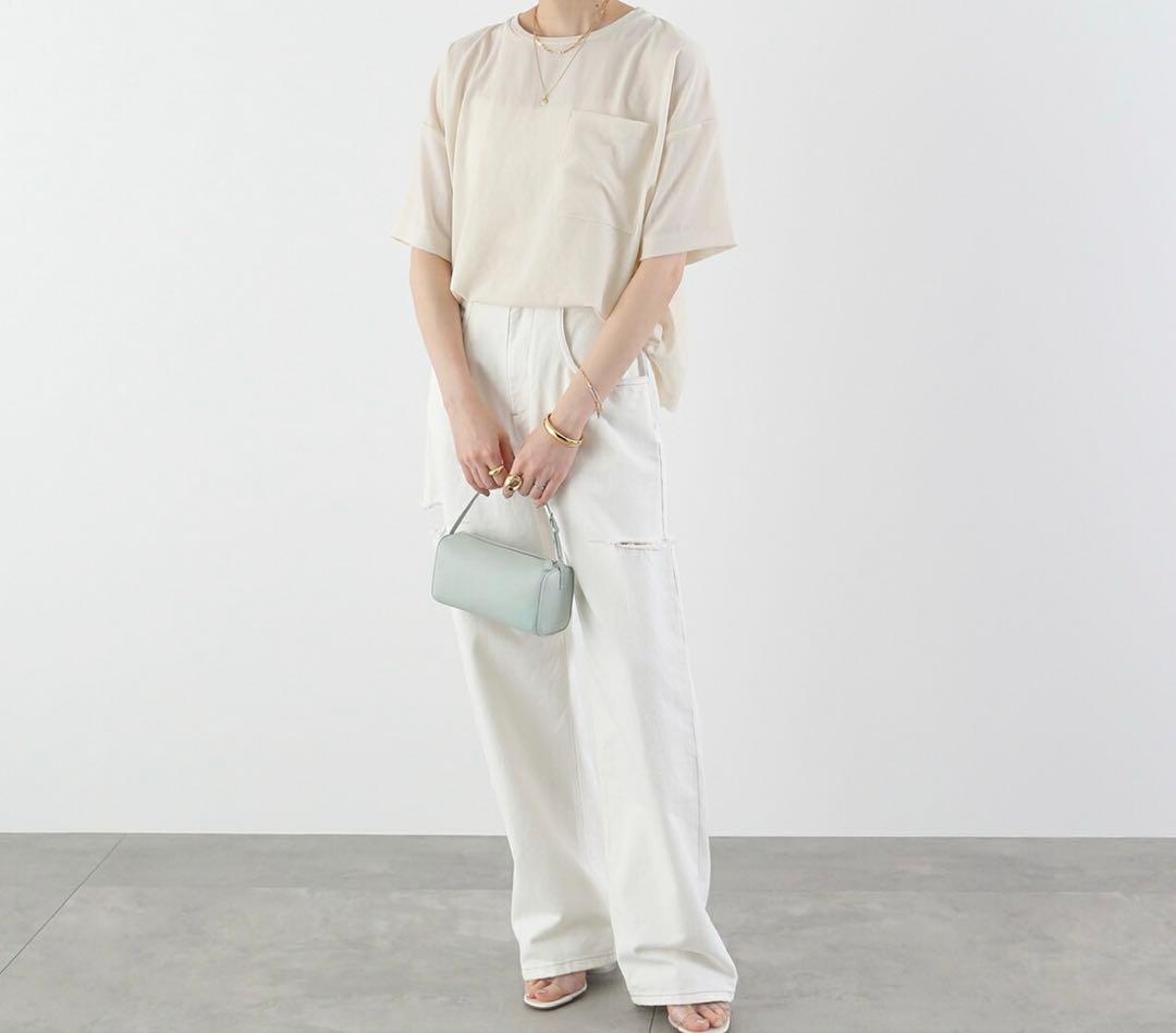 新品MICA&DEAL マイカ＆ディール ブラウス 半袖 胸ポケット