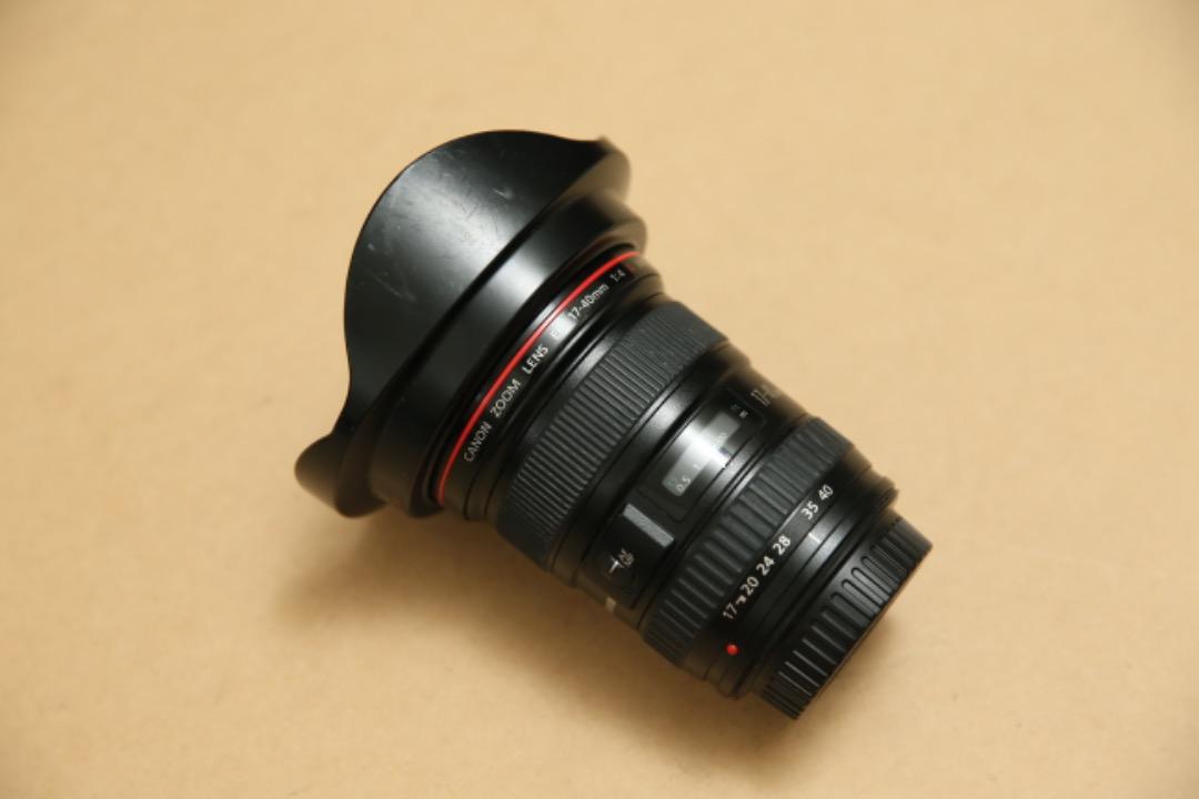 Canon キヤノン EF17-40mm F4L USM ★完動フード付き★