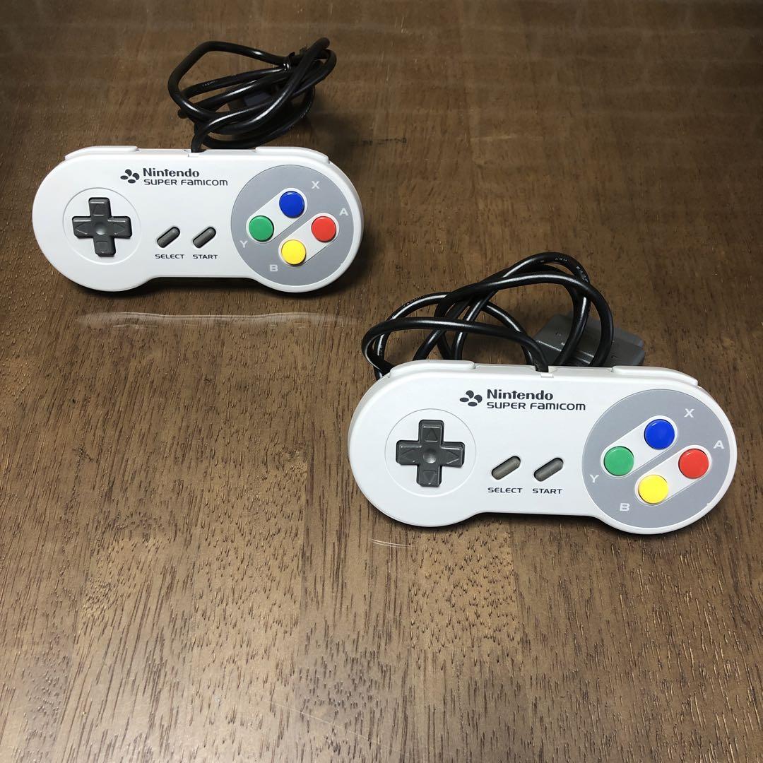 NintendoスーパーファミコンSHVC-001本体一式【商品番号1980】