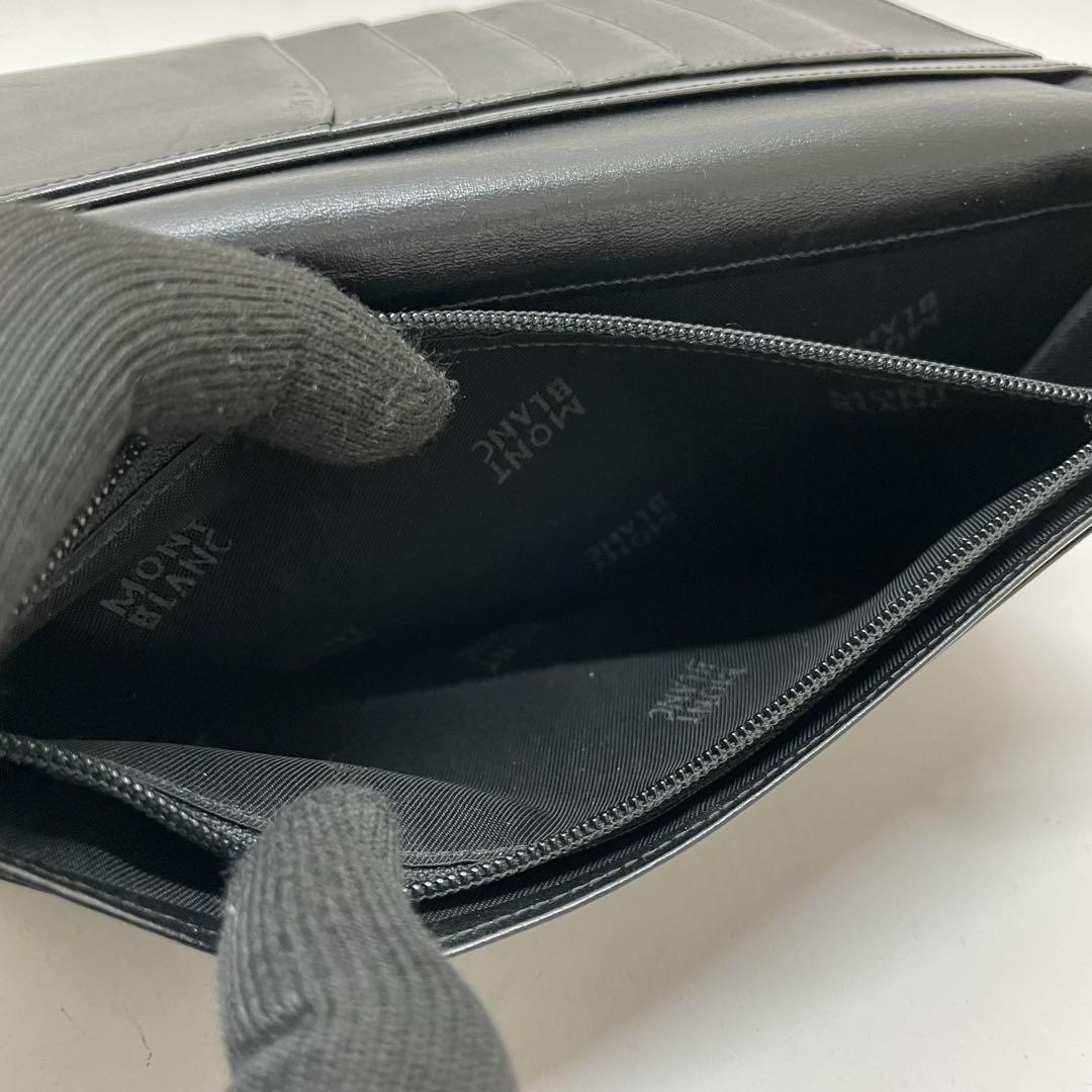 521 MONTBLANC モンブラン 長財布 ブラック レザー