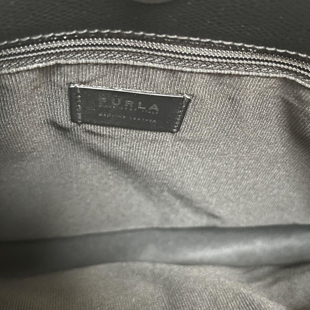 美品 FURLA トートバッグ ブラック A4