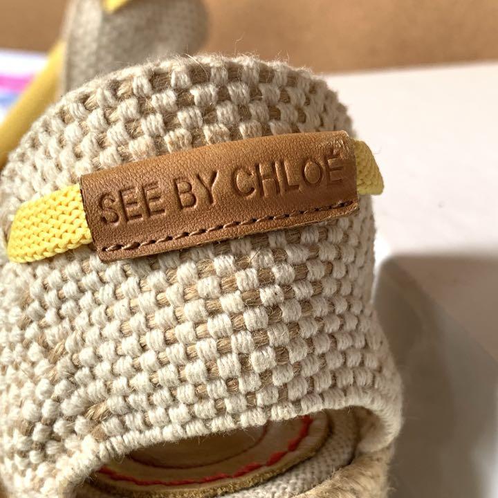 ☆美品☆ SEE BY CHLOE シーバイクロエ ウェッジ サンダル
