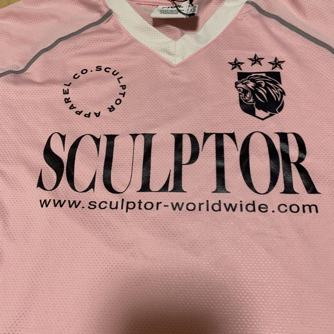 SCULPTOR スポーツ ジャージ Tシャツ ピンク