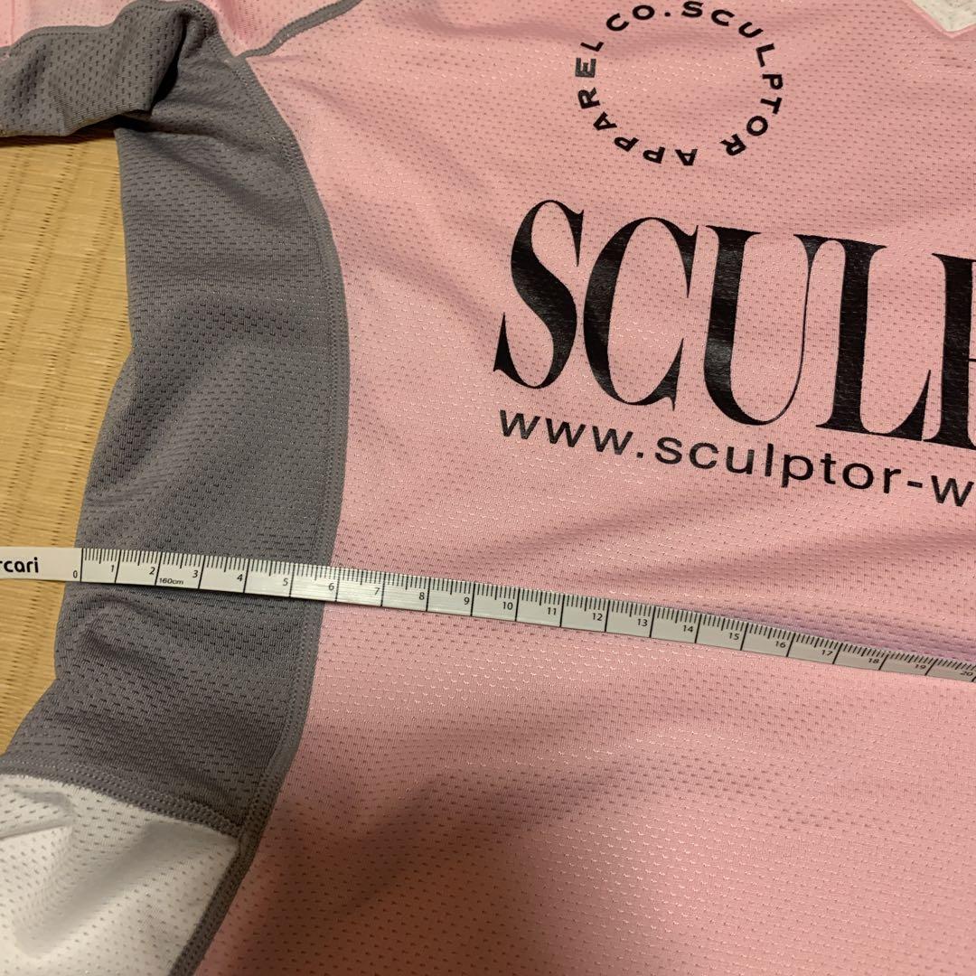 SCULPTOR スポーツ ジャージ Tシャツ ピンク