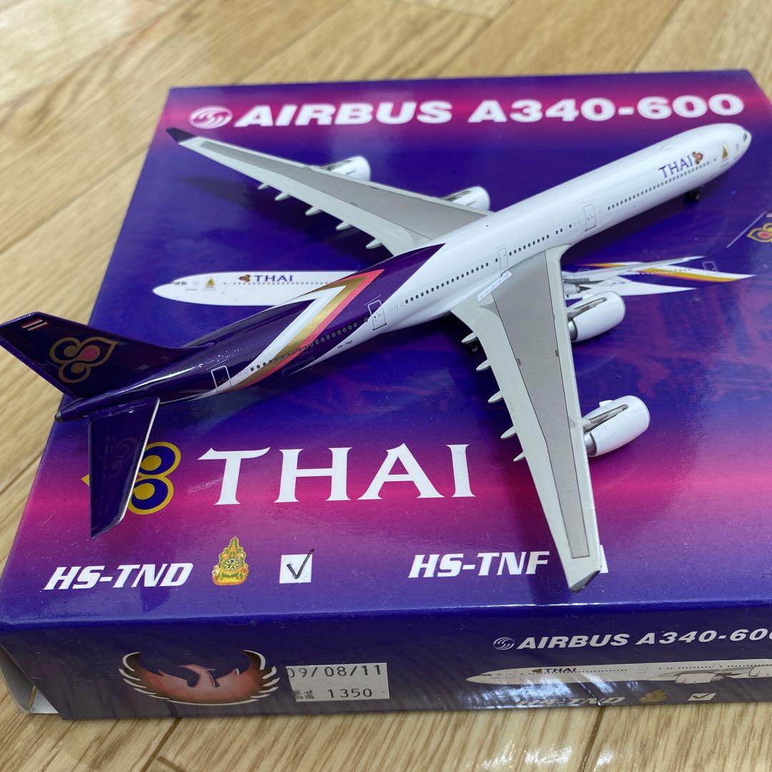 THAI AIRBUS A340-600 1:400 スケール Phoenix