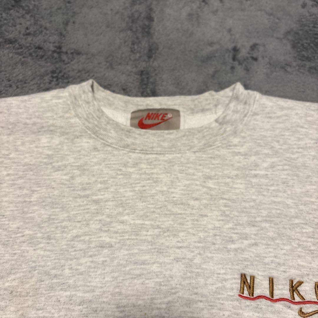 90s USA製　NIKE 刺繍スウェット