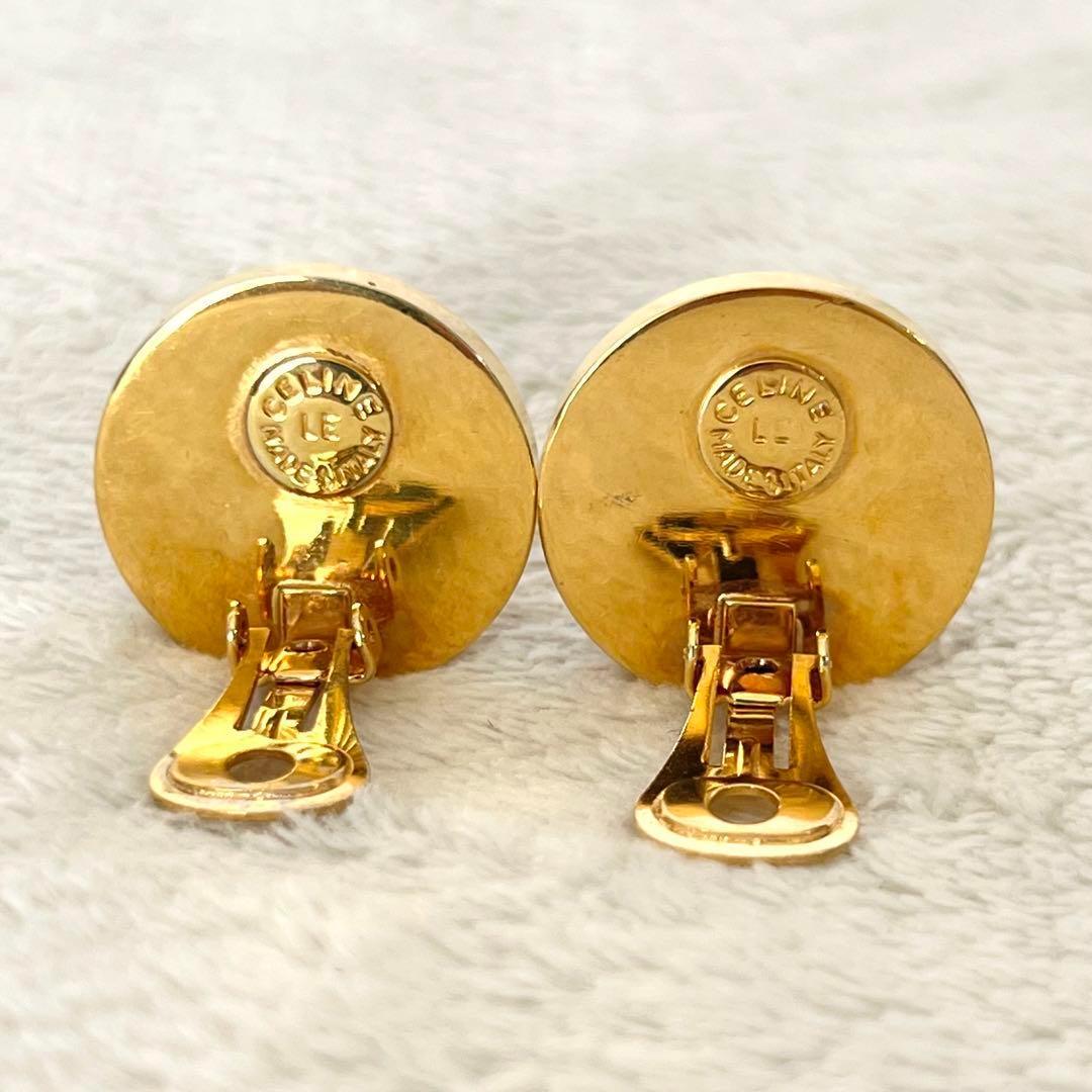 美品✨】CELINE イヤリング スターボール 刻印 ゴールド ヴィンテージ アクセサリー