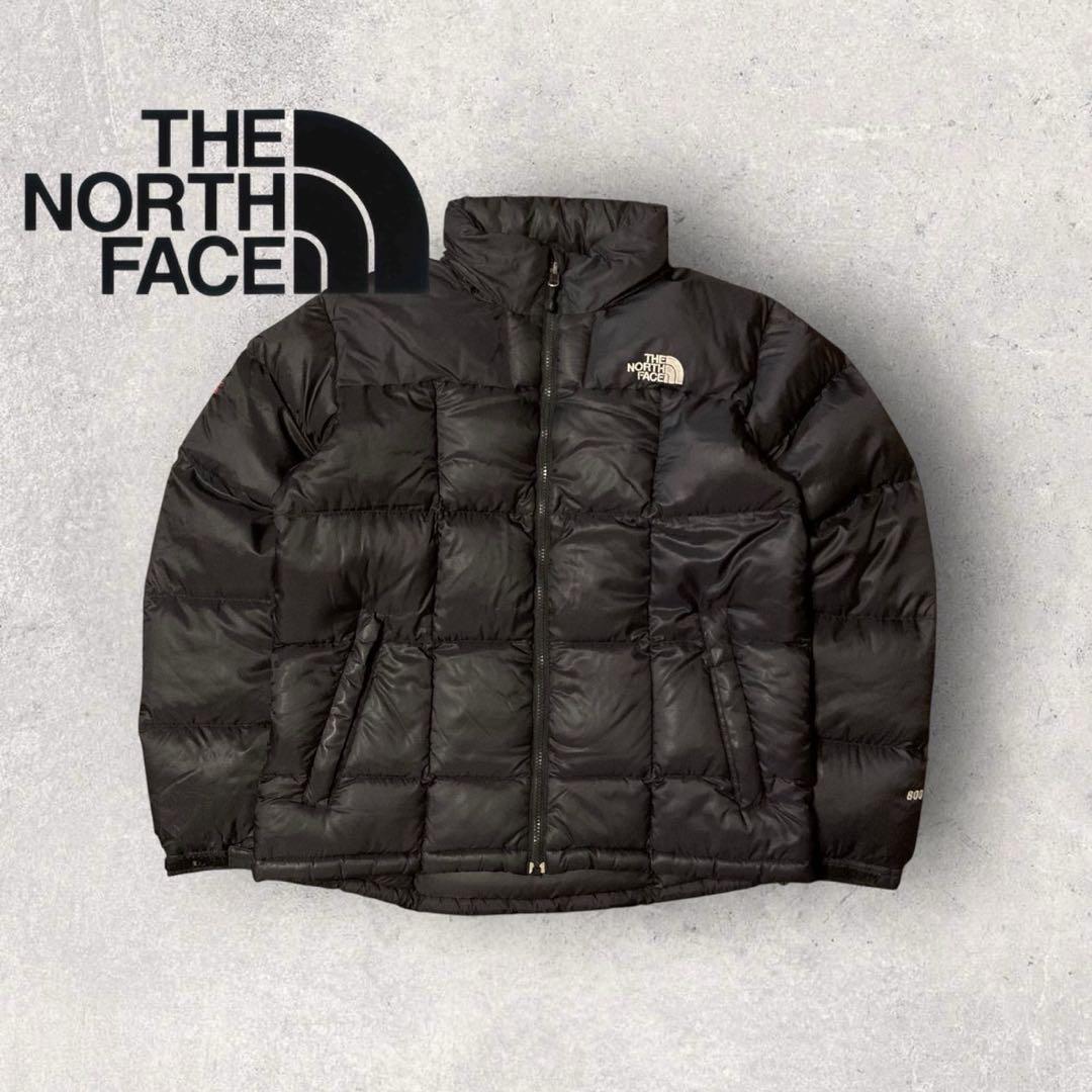 【ザ・ノースフェイス】ダウンジャケット　800 M 黒　刺繍　サミットシリーズh