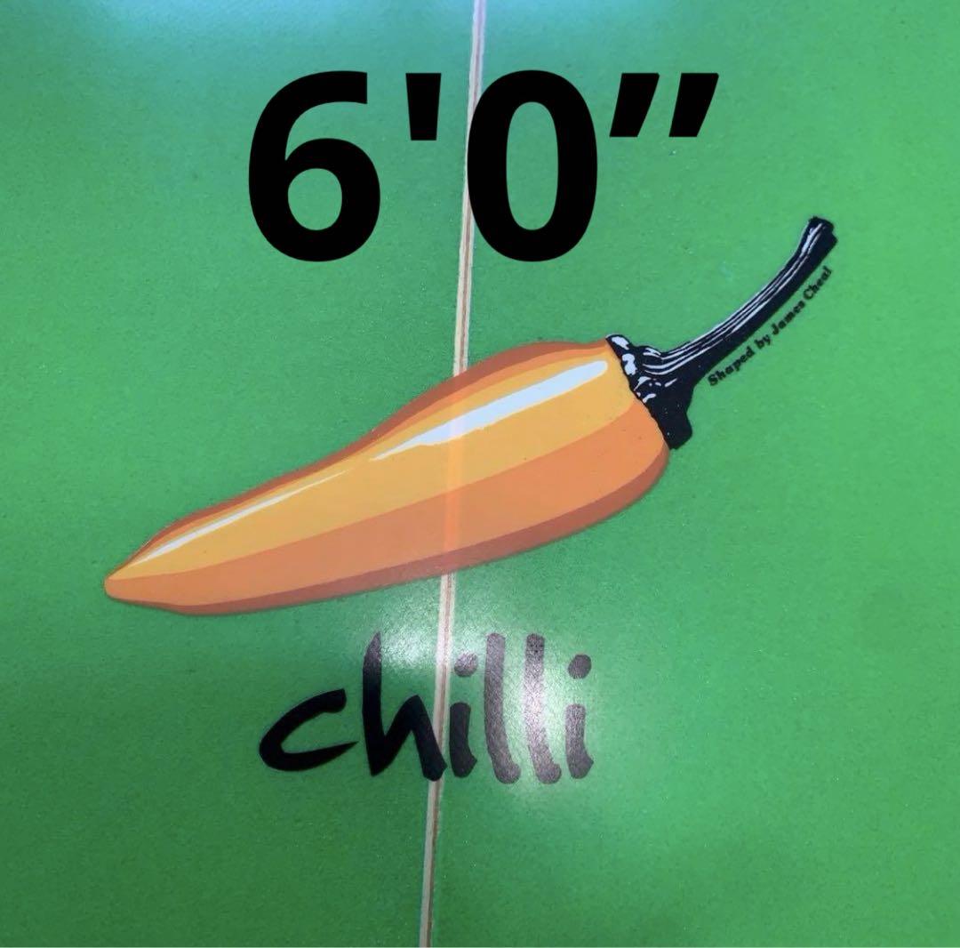 6'0”  ショートボード　チリサーフボード　中古品