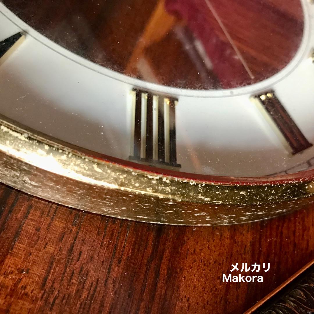 セイコーSEIKO クォーツ 木製掛け時計　昭和レトロ