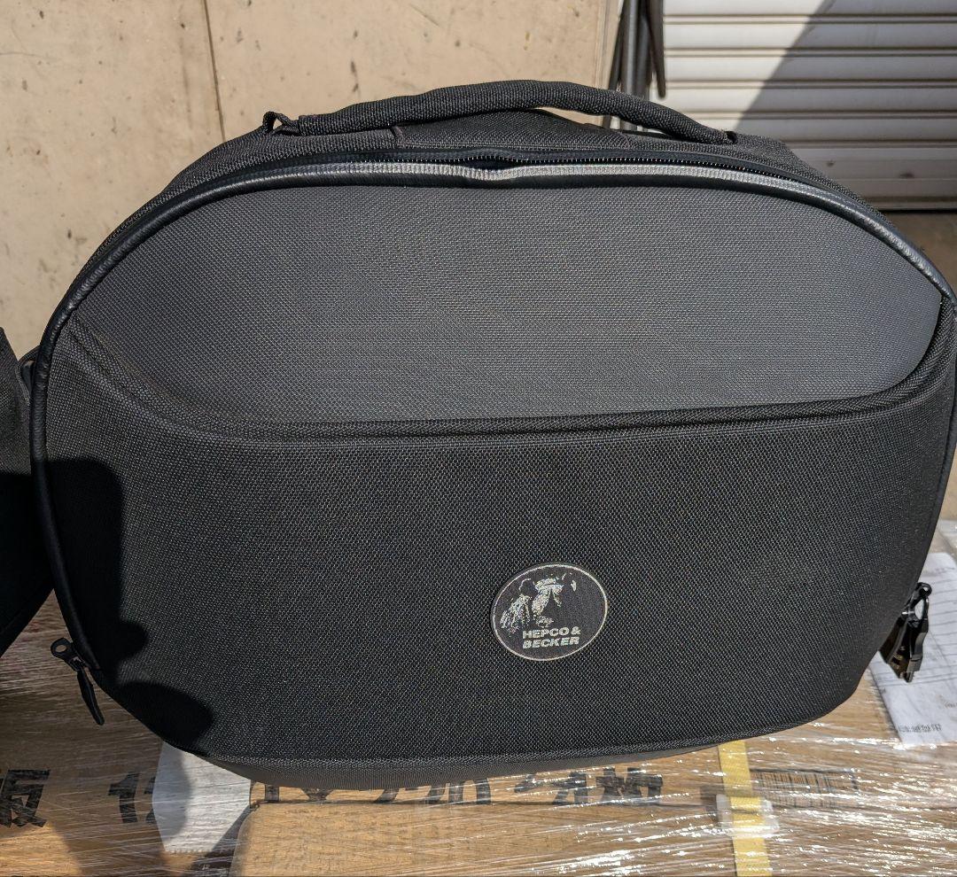 ヘプコ&ベッカーシートバッグ 黒セット