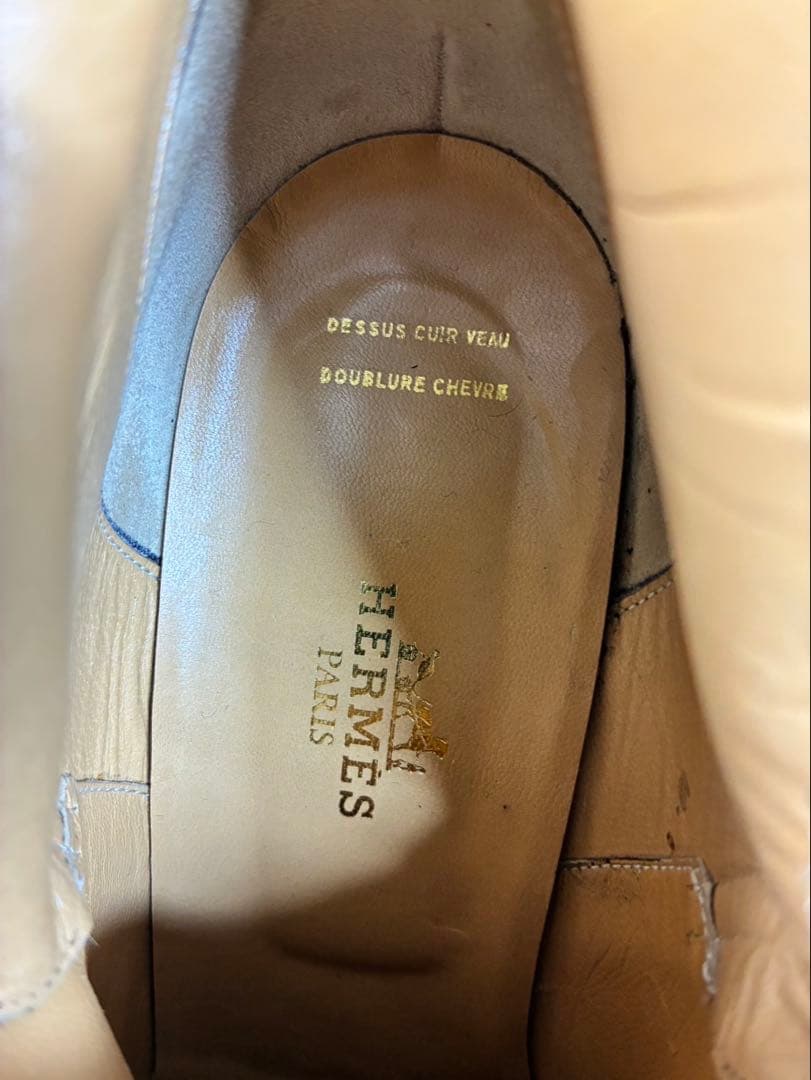 エルメス　スエードショートブーツ　ジル　EU38