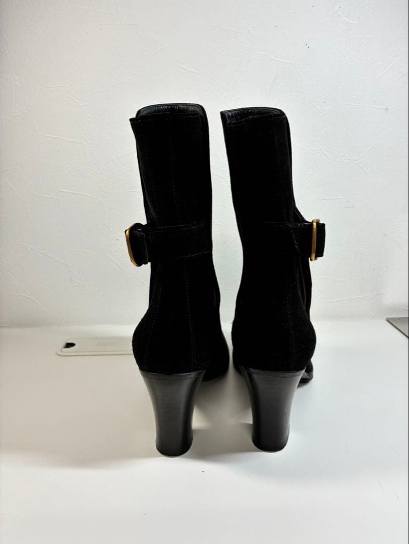 エルメス　スエードショートブーツ　ジル　EU38