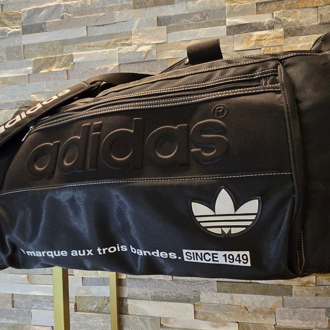 adidas　アディダス ボストンバッグ 大容量 ブラック　y2k　希少　レア