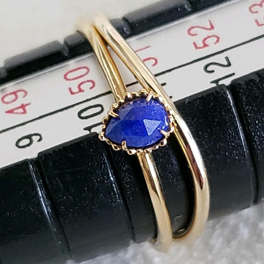 シンプル ウェーブ♡11号【ノワールドプーペ】K10 リング☆彡