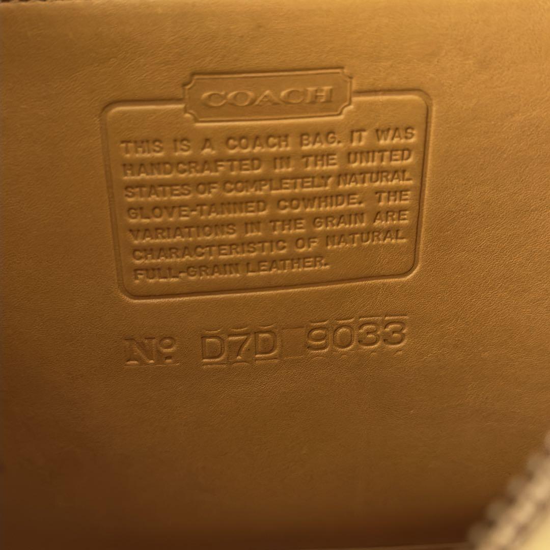 USA製 COACH オールド コーチ バケツ型 レザー ショルダーバッグ