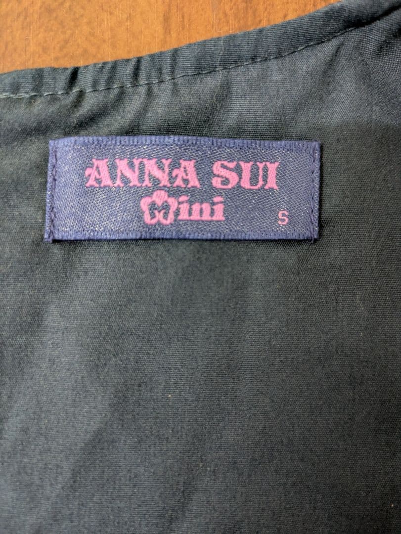 ANNA SUI Mini 花柄ノースリーブワンピース ANNA SUI Mini 花柄ノースリーブワンピース