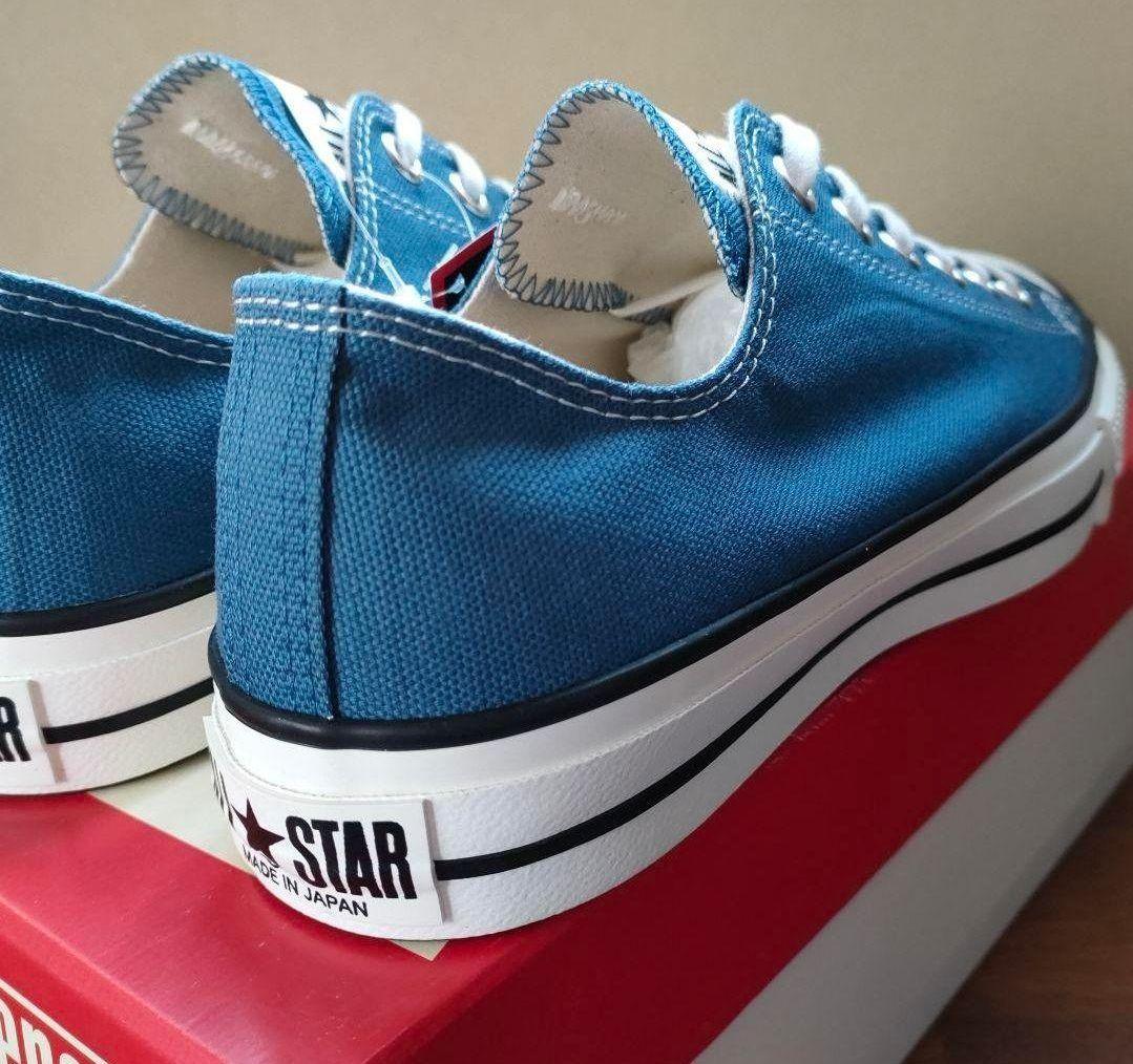 新品　コンバース　CANVAS ALL STAR J OX ライトネイビー コンバース オールスター スニーカー メンズ 靴 ネイビー