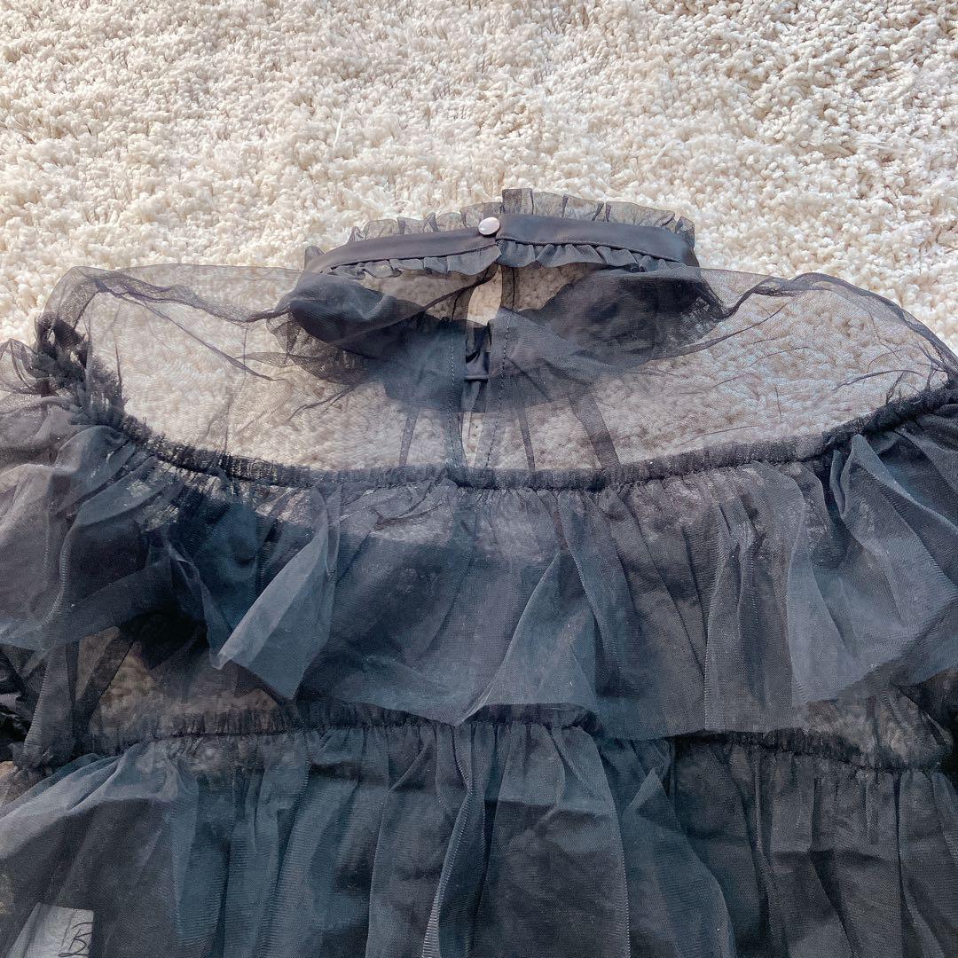 b【SALE】ボンルシール ワンピース フリル 結婚式 パーティー ドレス