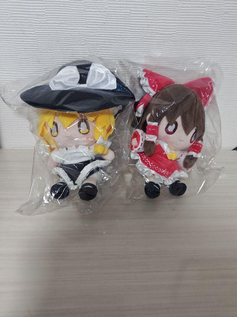 東方プロジェクト ほわほわぬいぐるみ 霧雨魔理沙 博麗霊夢