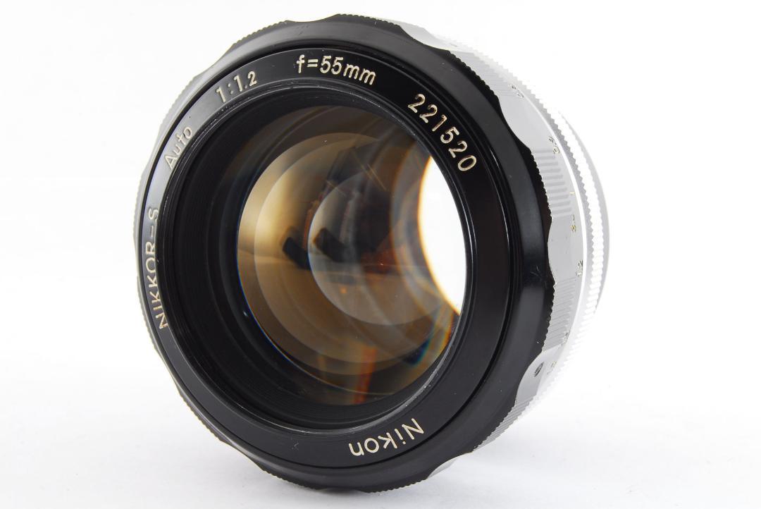 新品人気SALE 美品 ニコン NIKKOR-S AUTO 55mm F1.2 8401 4eLI9-m53726120341 超特価国産