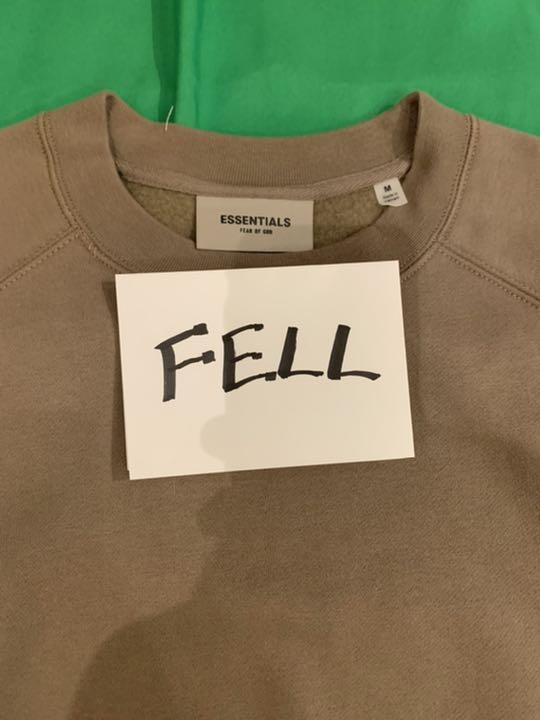 超激安在庫 FOG ESSENTIALS エッセンシャルズ バックロゴスウェット TAPLE 0sPm5-m53727059238 特価超歓迎
