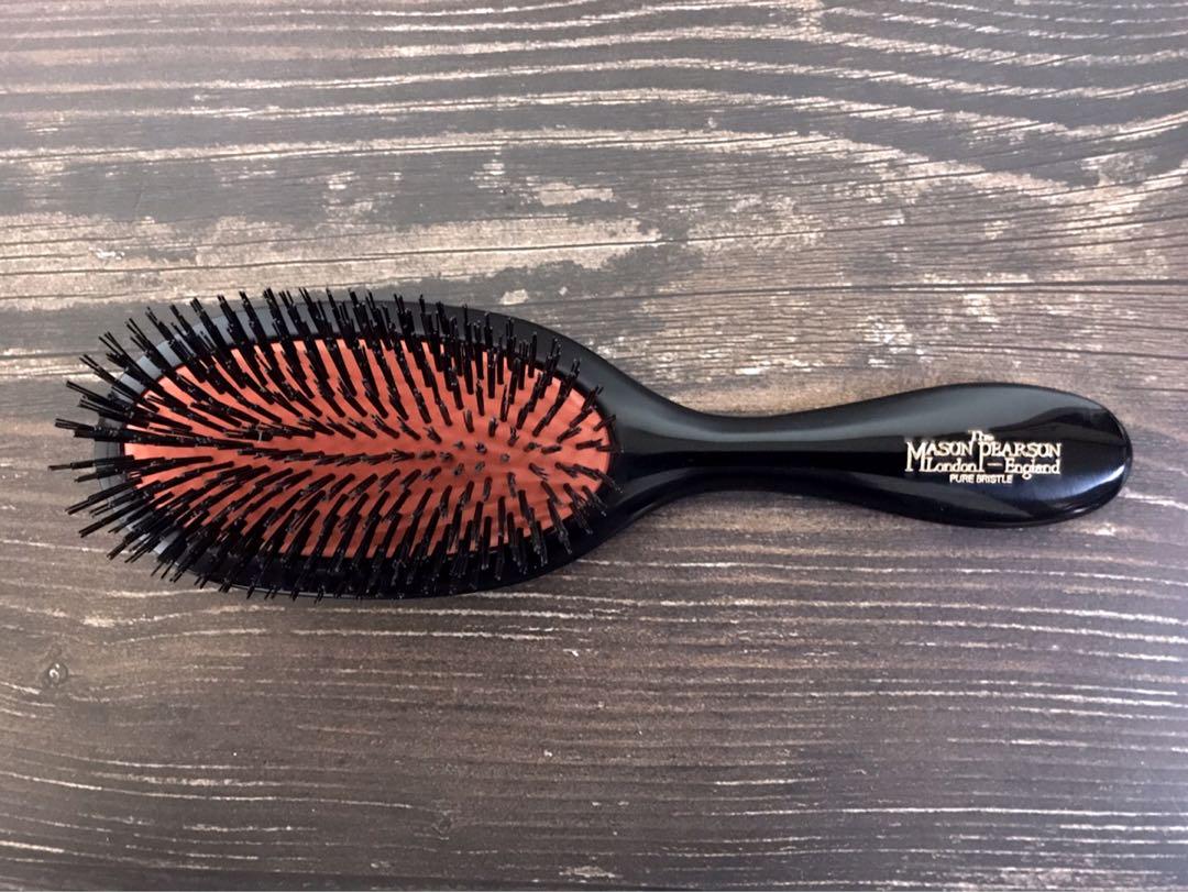 ★美品正規品 メイソンピアソン ハンディブリッスル 猪毛 ダークルビ MASON
