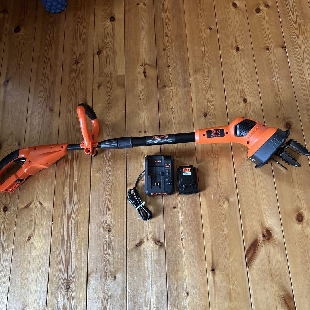 BLACK+DECKER 18Vコードレス・ミニ耕運・除草機　LGC120N